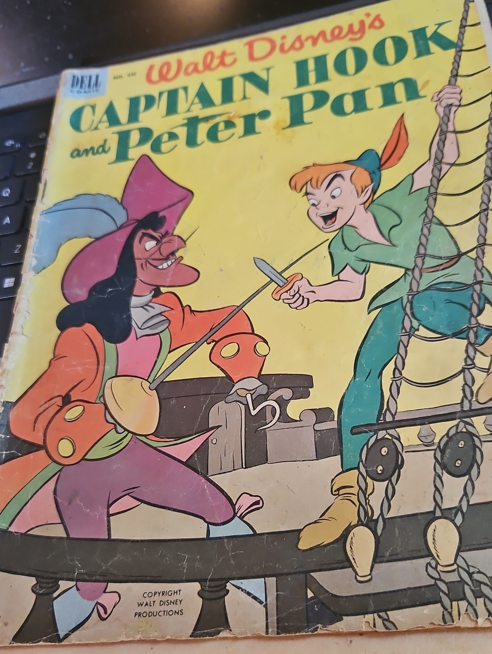 Dell Comic #446, Walt Disney's Captain Hook and Peter Pan. 1952